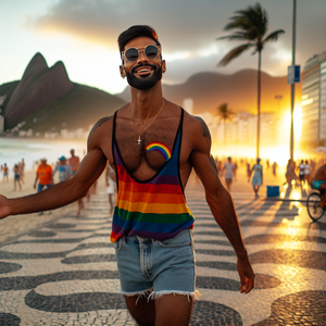 Camisas e Bandeira LGBT Moda Inclusiva