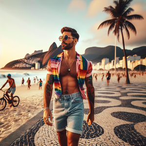 Camisas e Bandeira LGBT Moda Inclusiva