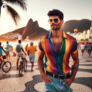 Camisas e Bandeira LGBT Moda Inclusiva