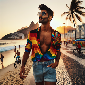 Camisas e Bandeira LGBT Moda Inclusiva