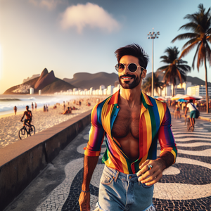 Camisas e Bandeira LGBT Moda Inclusiva