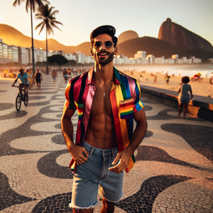 Camisas e Bandeira LGBT Moda Inclusiva