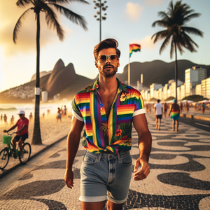 Camisas e Bandeira LGBT Moda Inclusiva