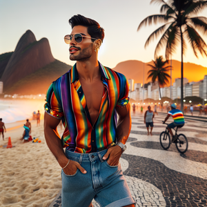Camisas e Bandeira LGBT Moda Inclusiva