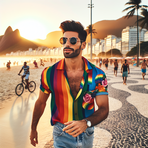 Camisas e Bandeira LGBT Moda Inclusiva