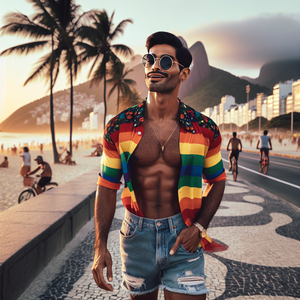 Camisas e Bandeira LGBT Moda Inclusiva