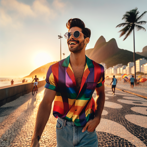 Camisas e Bandeira LGBT Moda Inclusiva