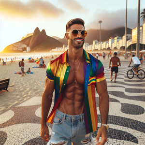 Camisas e Bandeira LGBT Moda Inclusiva